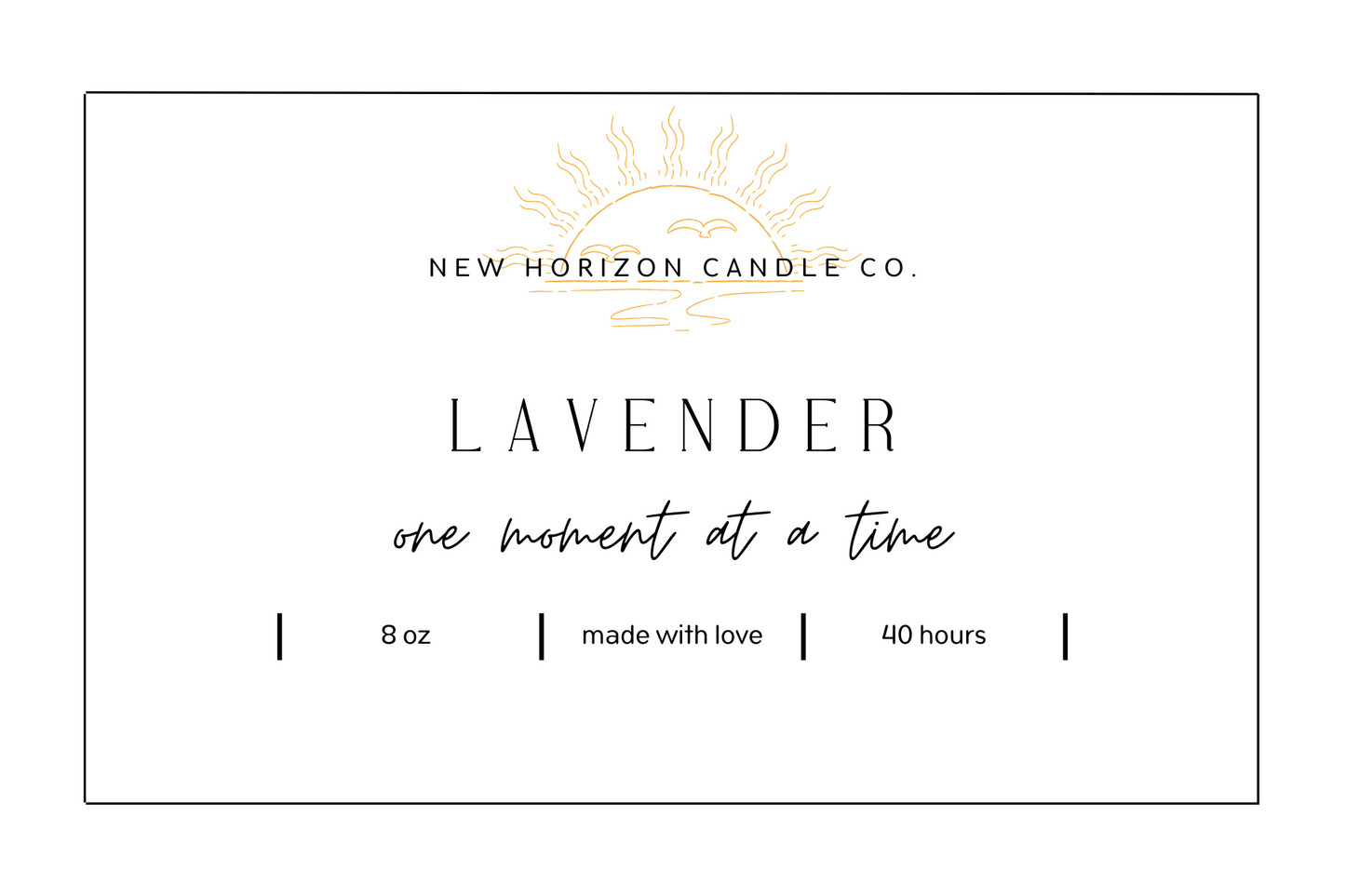 8oz Candle - Lavender