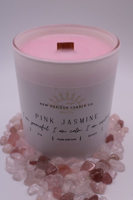 8oz Candle - Pink Jasmine