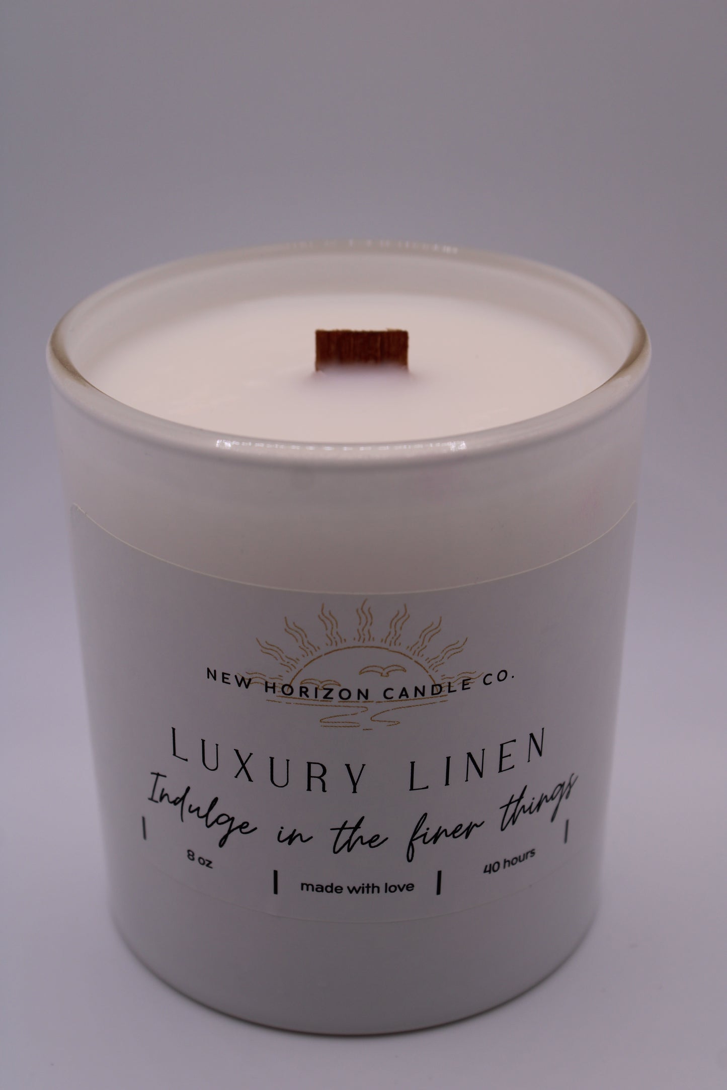 8oz Candle - Luxury Linen